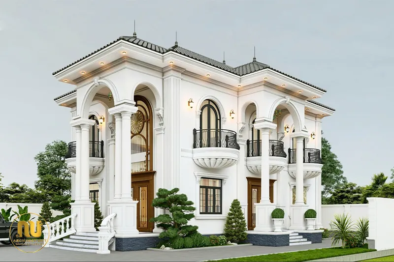 Nhà mặt tiền 8m 2 tầng mái nhật
