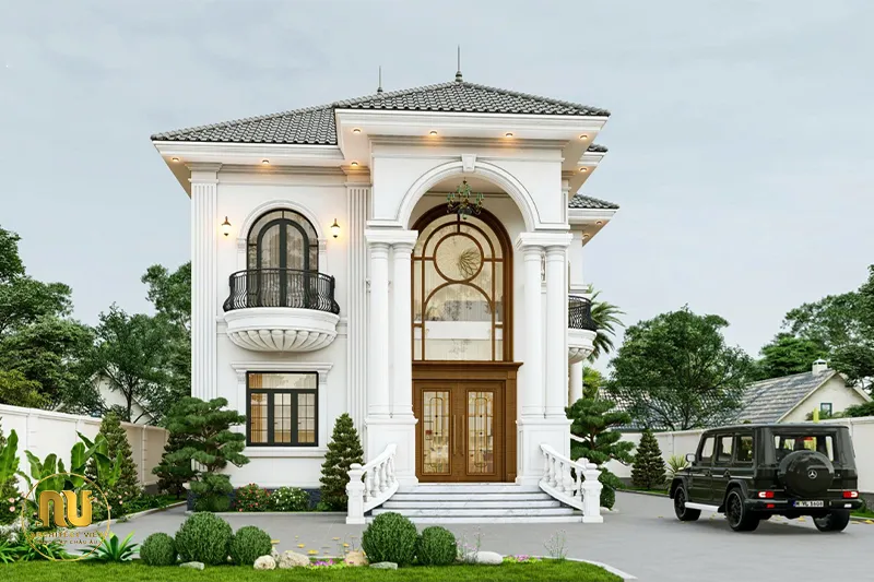 Nhà mặt tiền 8m 2 tầng mái nhật