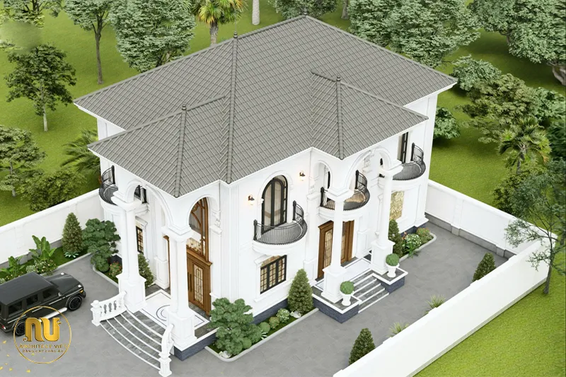Nhà mặt tiền 8m 2 tầng mái nhật
