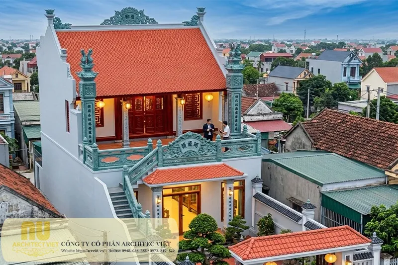 Nhà thờ 2 tầng kết hợp nhà ở