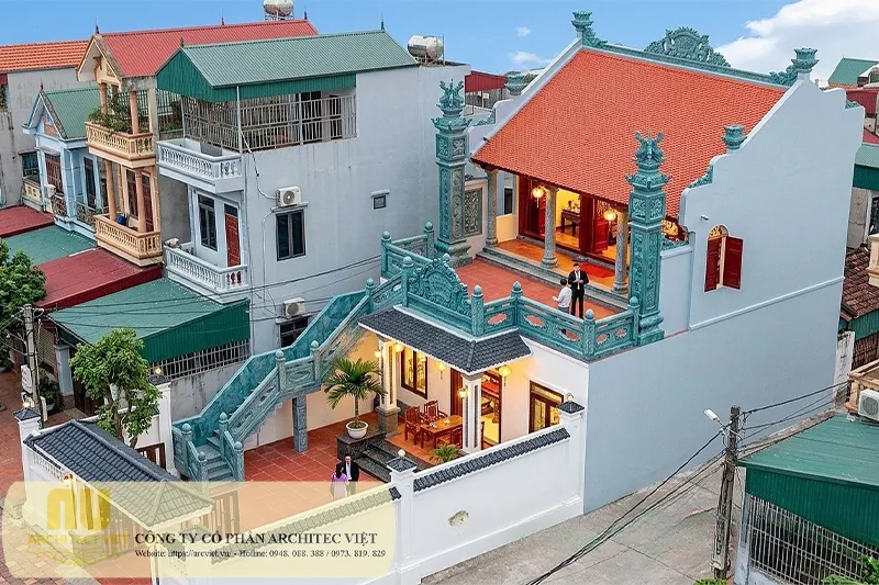 Nhà thờ 2 tầng kết hợp nhà ở