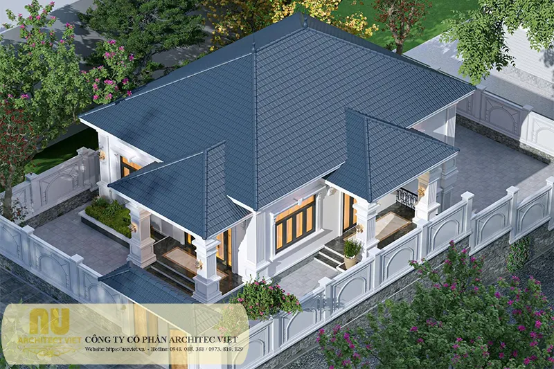 Thiết kế nhà 8x9m 1 tầng