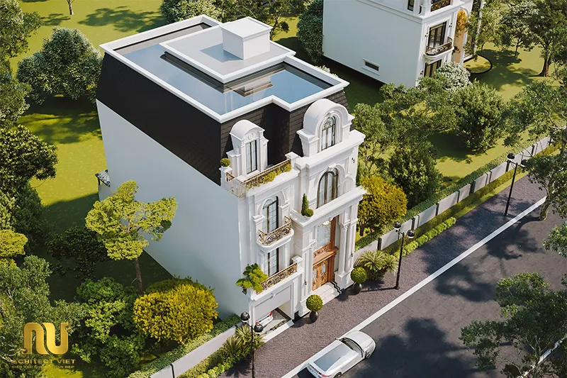 Biệt thự Pháp mặt tiền 10m