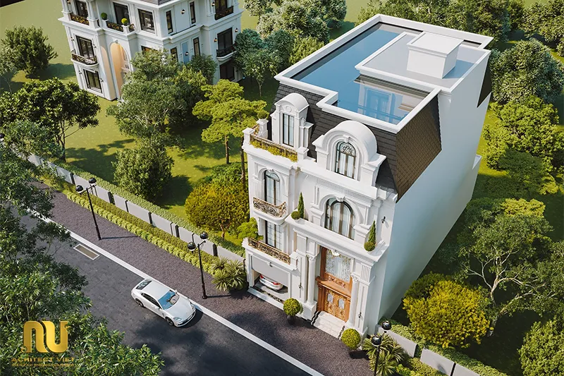 Biệt thự Pháp mặt tiền 10m