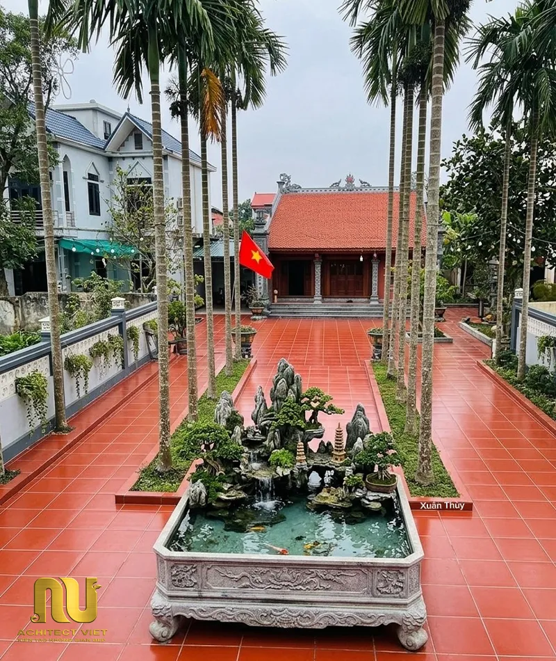 Mẫu nhà thờ 2 tầng đẹp