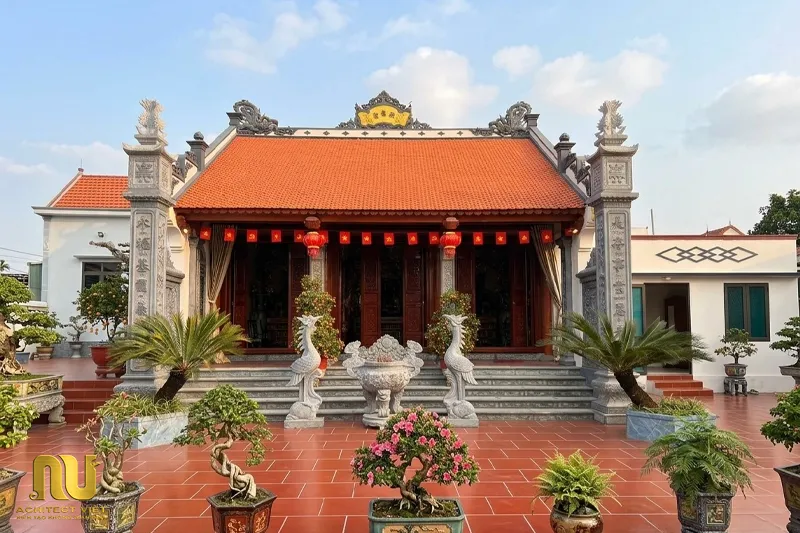 Mẫu nhà thờ 2 tầng đẹp