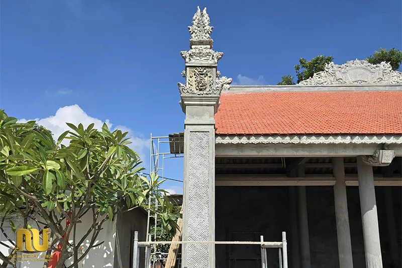 Mẫu nhà thờ họ giả gỗ
