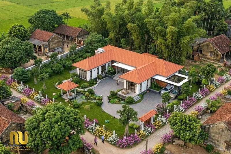 Mẫu nhà thờ kết hợp nhà ở 1 tầng