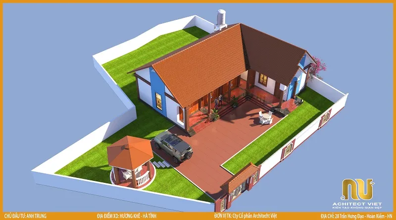 Mẫu nhà thờ kết hợp ở hình chữ l