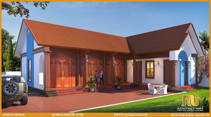 Mẫu nhà thờ kết hợp ở hình chữ l
