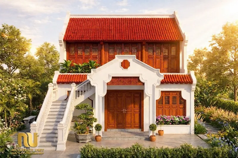 Nhà thờ 3 gian trên tầng thượng