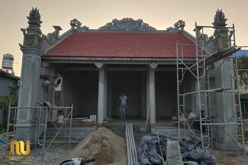 Nhà thờ bê tông giả gỗ