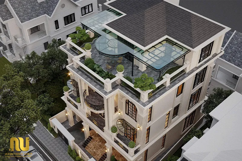 Biệt thự mặt tiền 15m