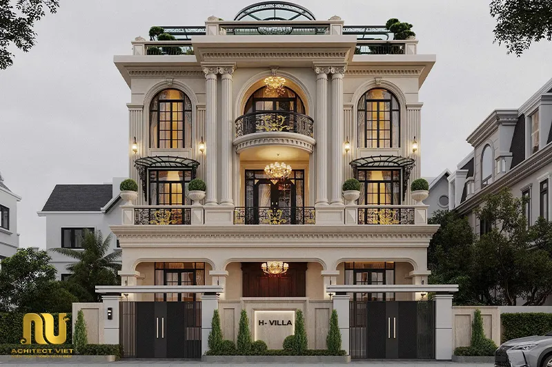Biệt thự mặt tiền 15m