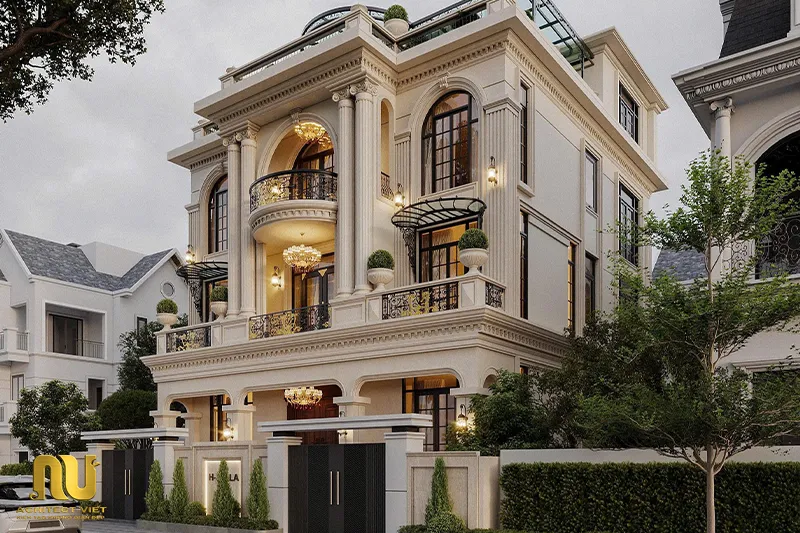 Biệt thự mặt tiền 15m