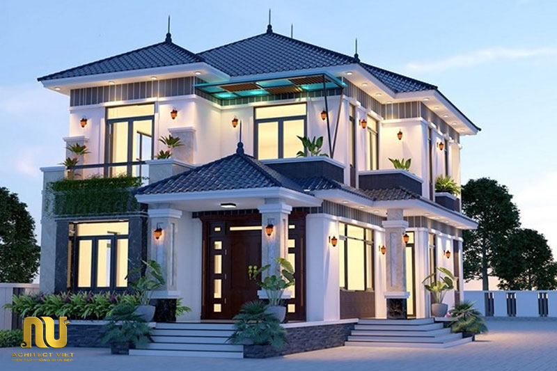 Chiều cao nhà mái nhật 2 tầng