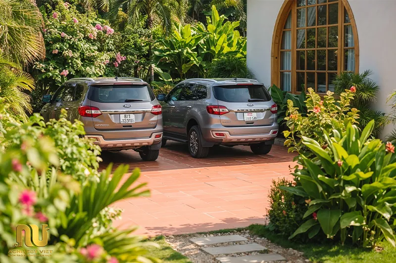 Mẫu nhà cấp 4 chữ L 80m2