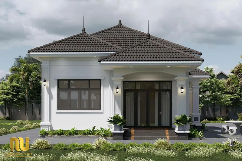 Mẫu nhà mái nhật 100m2