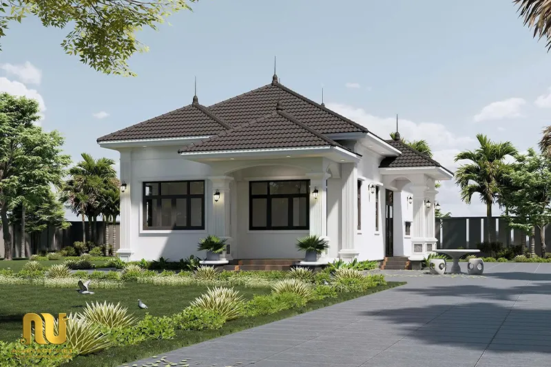 Mẫu nhà mái nhật 100m2