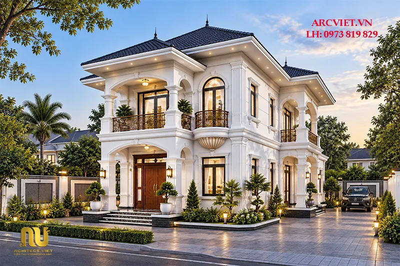 Mẫu Nhà Mái Nhật Ngang 10m