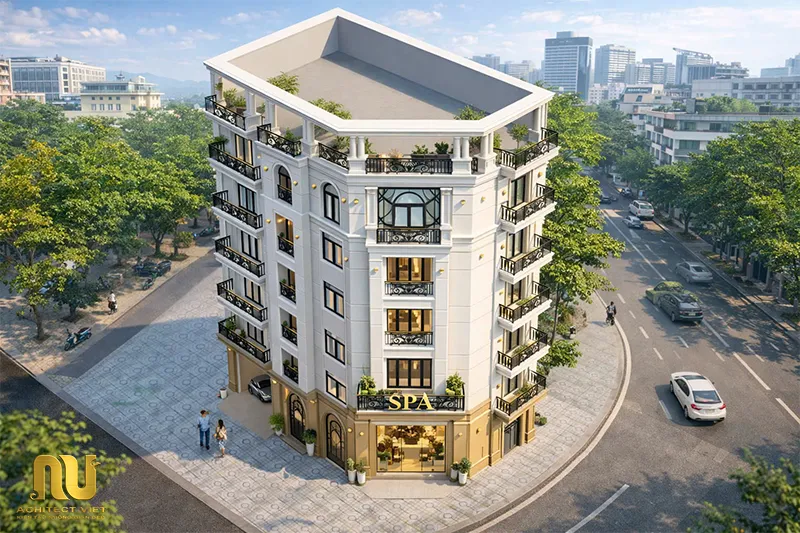 Mẫu nhà phố vừa ở vừa kinh doanh