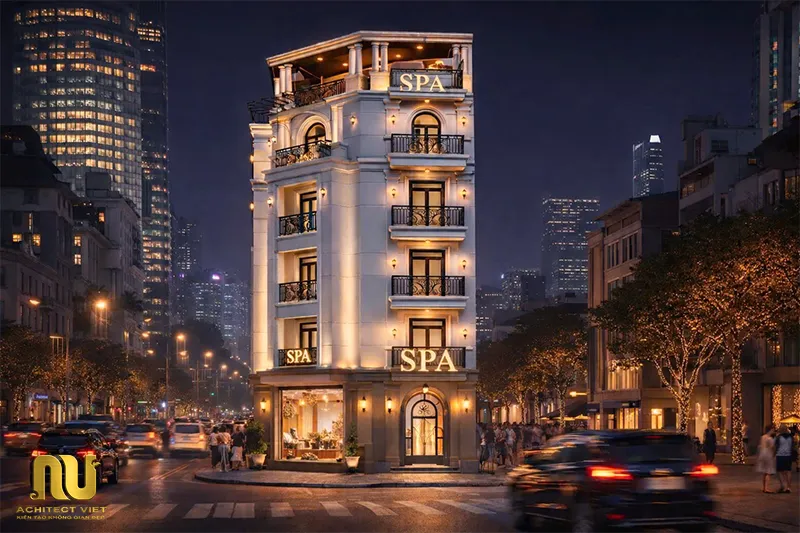 Mẫu nhà phố vừa ở vừa kinh doanh