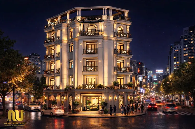 Mẫu nhà phố vừa ở vừa kinh doanh