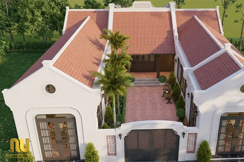 Mẫu nhà tam hợp viện nông thôn