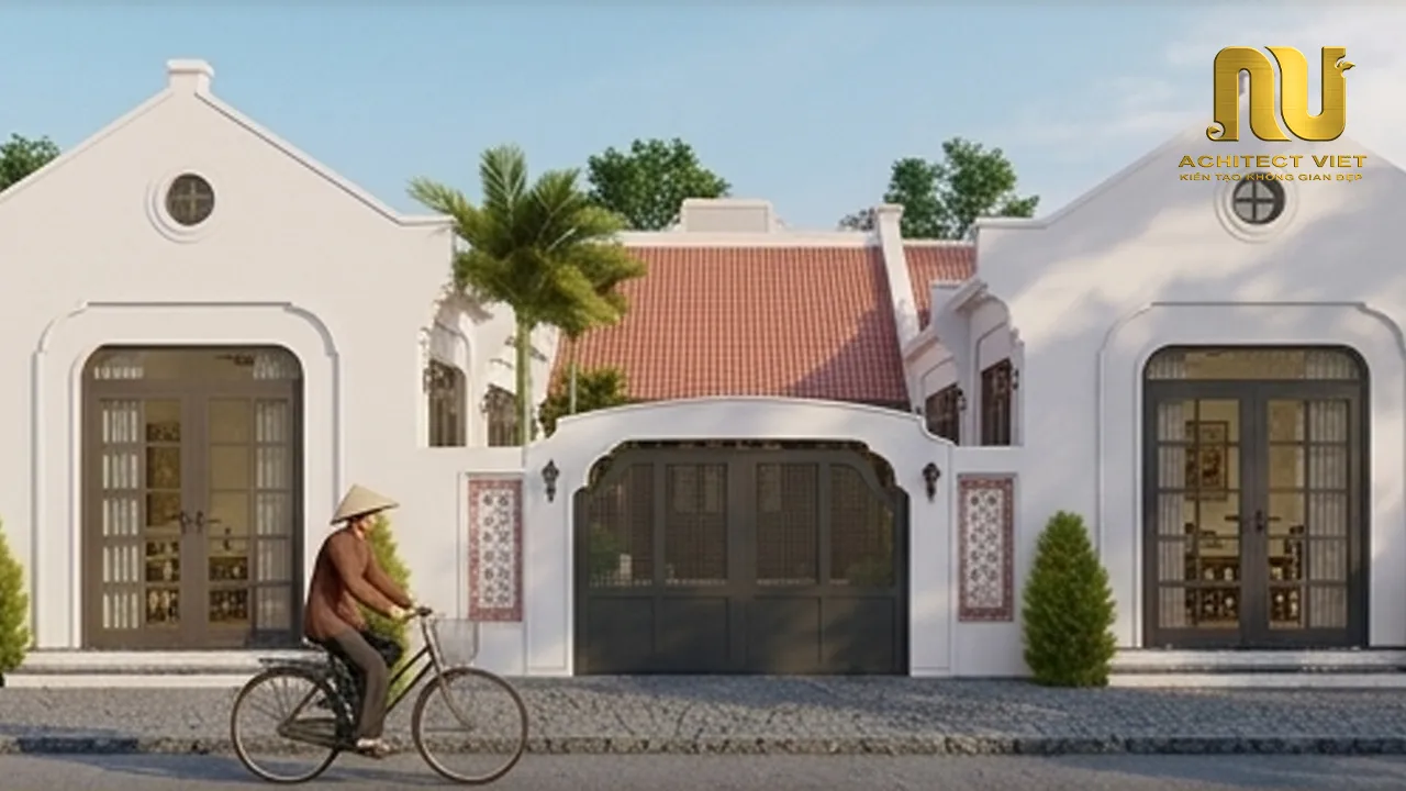 Mẫu nhà tam hợp viện nông thôn