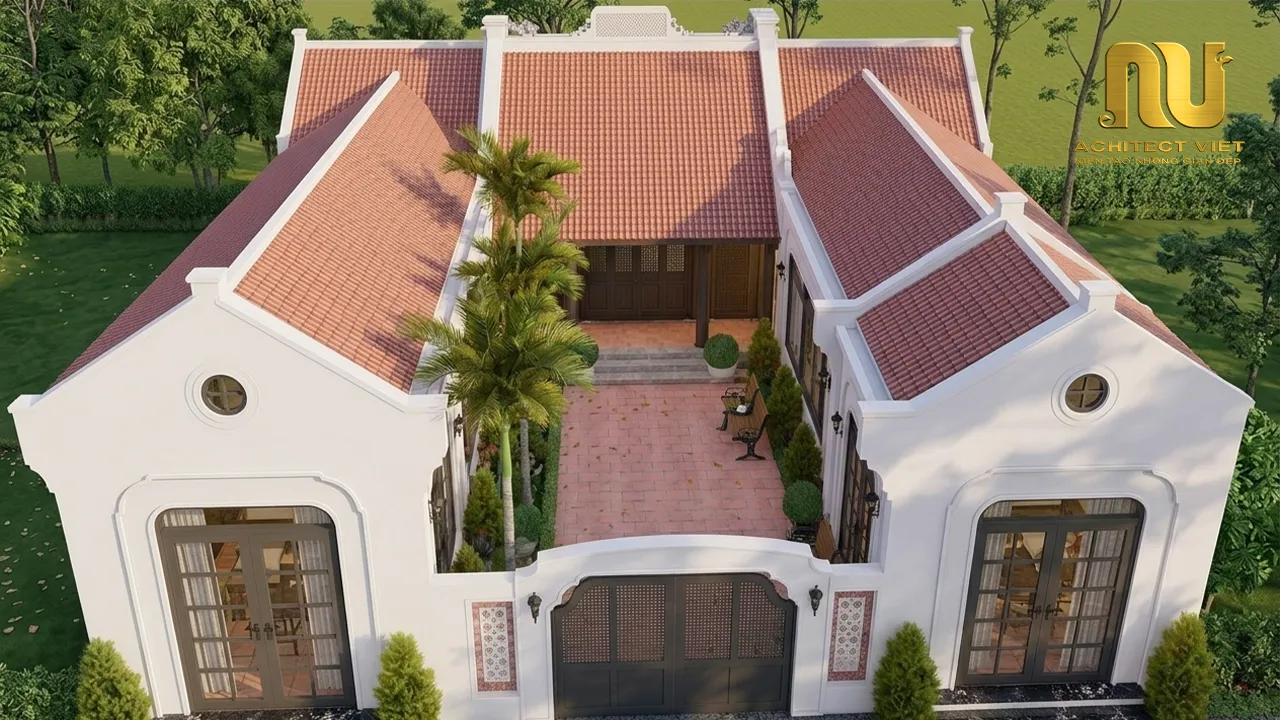 Mẫu nhà tam hợp viện nông thôn