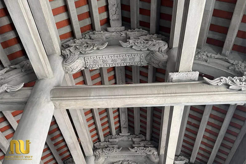 Mẫu Nhà Thờ Kết Hợp Nhà Ngang