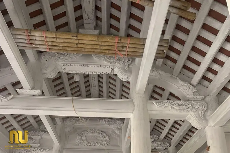 Mẫu Nhà Thờ Kết Hợp Nhà Ngang