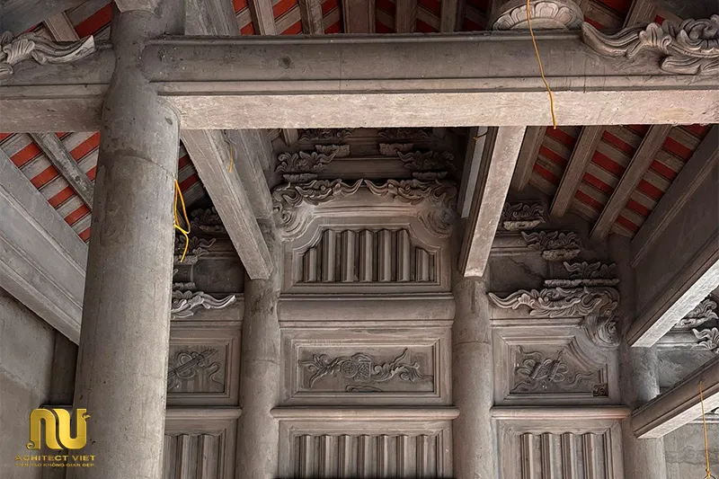Mẫu Nhà Thờ Kết Hợp Nhà Ngang