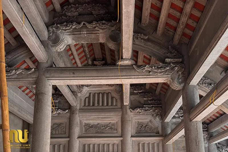 Mẫu Nhà Thờ Kết Hợp Nhà Ngang