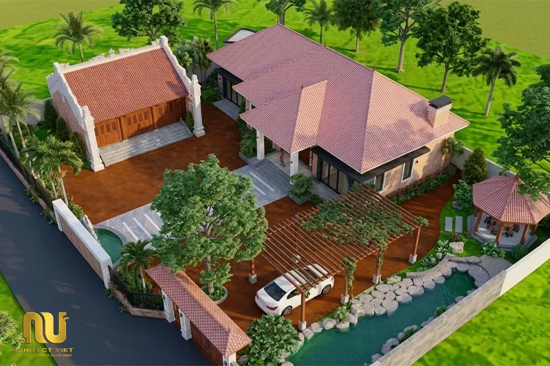 Mẫu nhà thờ kết hợp nhà ở đẹp