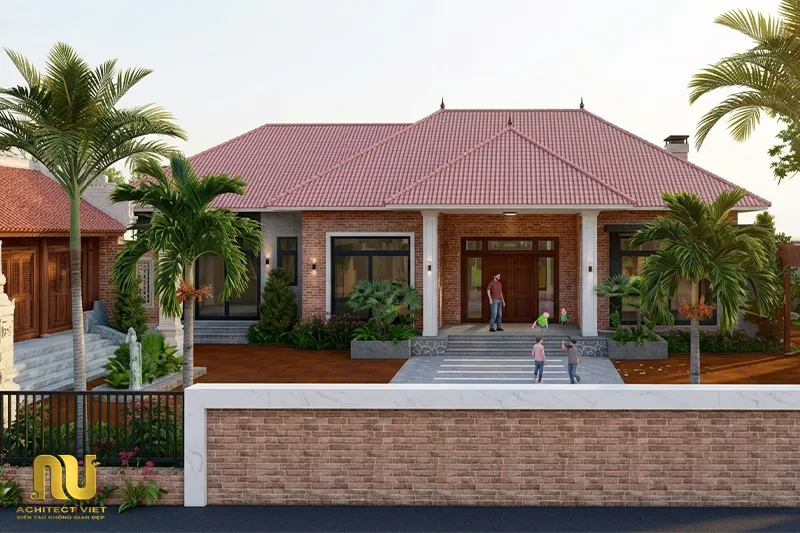 Mẫu nhà thờ kết hợp nhà ở đẹp