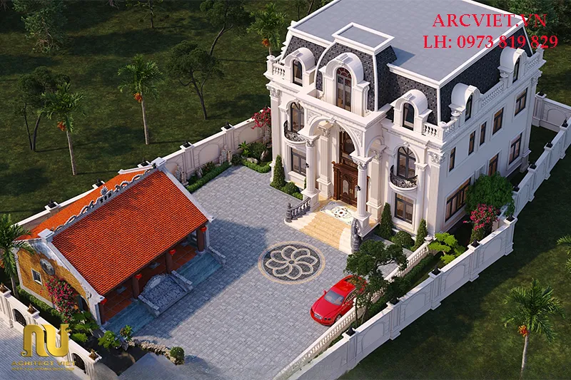 Nhà biệt thự cạnh nhà thờ
