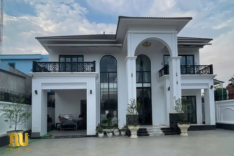 Nhà mái nhật 2 tầng 600 triệu