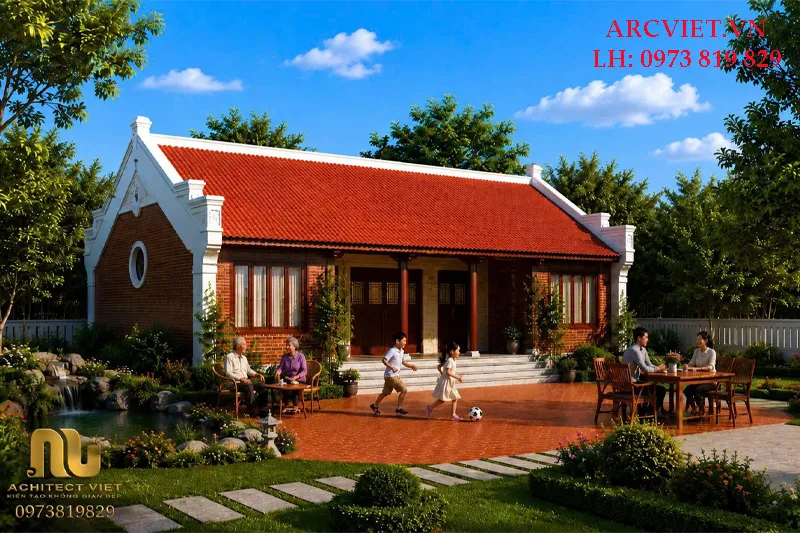 Nhà từ đường kết hợp nhà ở