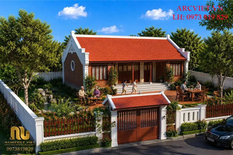 Nhà từ đường kết hợp nhà ở
