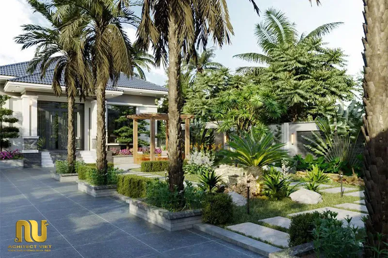 Nhà vườn mái nhật 900 triệu