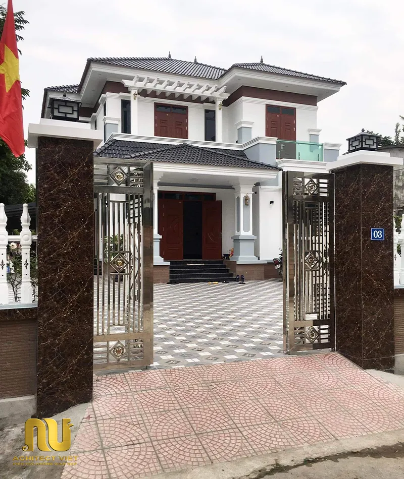 Rộng 9m dài 10m 2 tầng