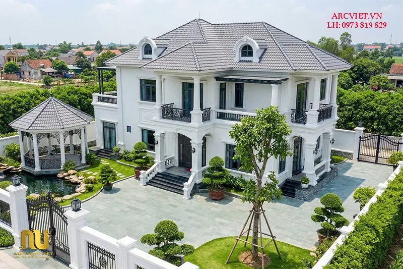 Biệt thự 2 tầng mặt tiền 15m Biệt thự 2 tầng mặt tiền 15m