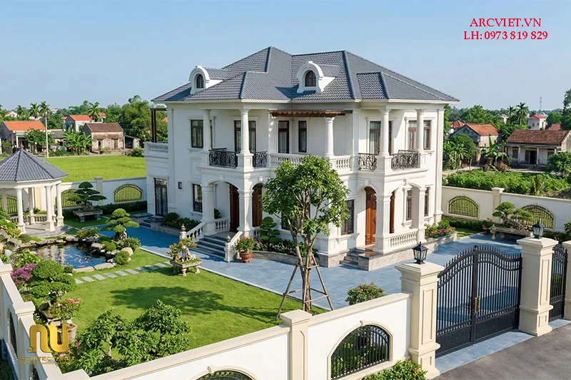 Biệt thự 2 tầng mặt tiền 15m Biệt thự 2 tầng mặt tiền 15m