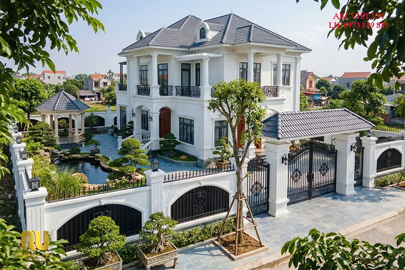Biệt thự 2 tầng mặt tiền 15m Biệt thự 2 tầng mặt tiền 15m