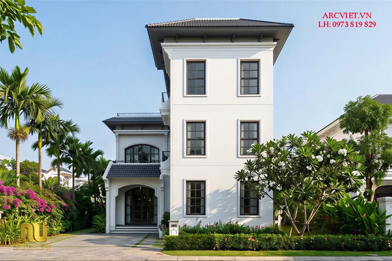 Biệt thự 3 tầng indochine