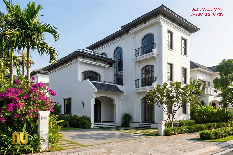 Biệt thự 3 tầng indochine