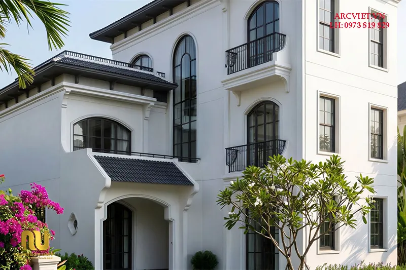 Biệt thự 3 tầng indochine