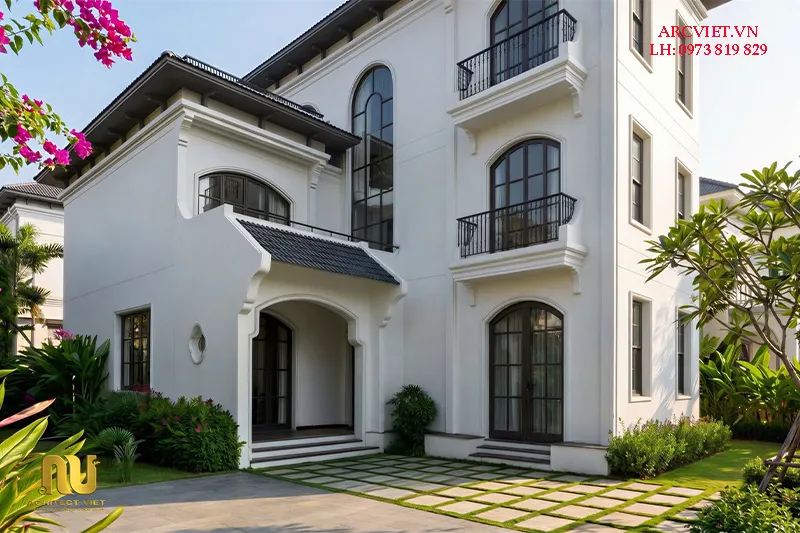 Biệt thự 3 tầng indochine