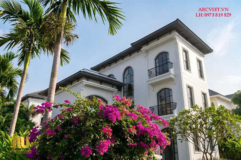 Biệt thự 3 tầng indochine